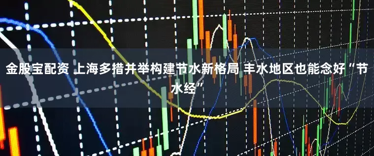 金股宝配资 上海多措并举构建节水新格局 丰水地区也能念好“节水经”