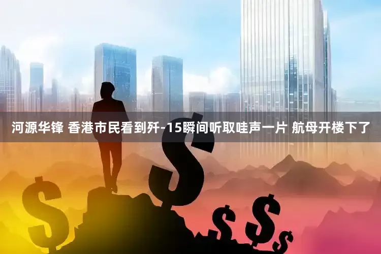 河源华锋 香港市民看到歼-15瞬间听取哇声一片 航母开楼下了