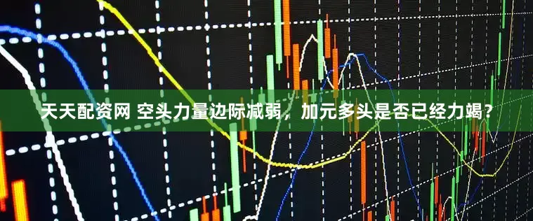 天天配资网 空头力量边际减弱，加元多头是否已经力竭？
