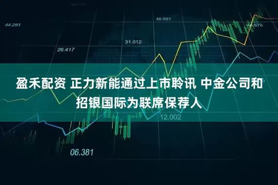盈禾配资 正力新能通过上市聆讯 中金公司和招银国际为联席保荐人